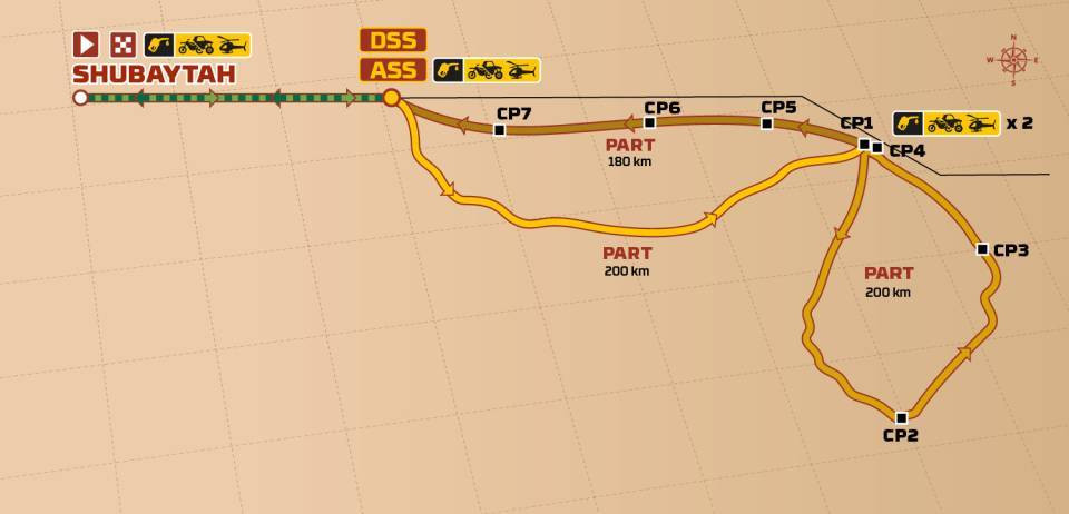 Dakar 2024  recorrido etapa 6